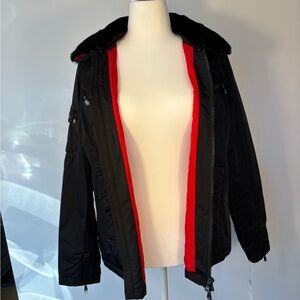 Vintage Ralph Lauren Jacket with faux fur collar.